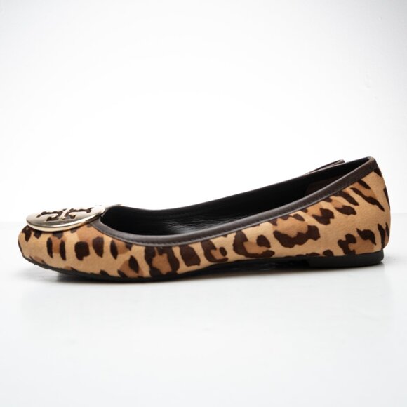 TORY BURCH leopard print calf hair Chelsea flats size 6 - Picture 5 of 11